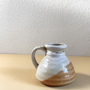 Handmade speckled ceramic mug